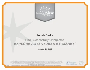 training.disneytravelagents.com certificate print a 1214 copy